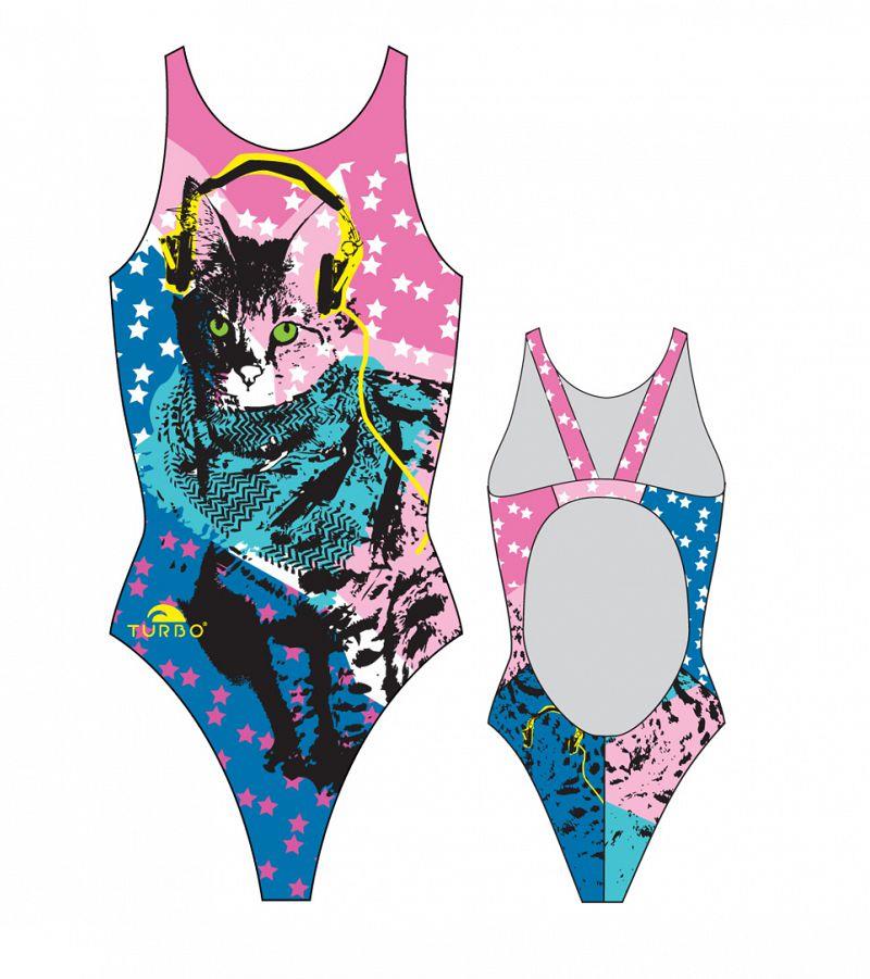 مایو شنا زنانه توربو Cat Thick Strap